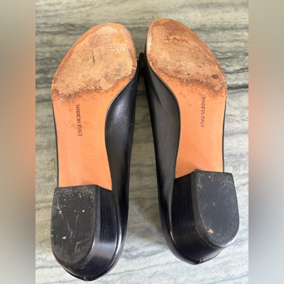 Salvatore Ferragamo Black 7.5 2A - Picture 3 of 4